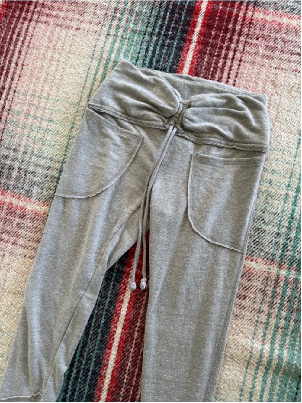 Free People Movement Technolinen Gray Crop Pants XS